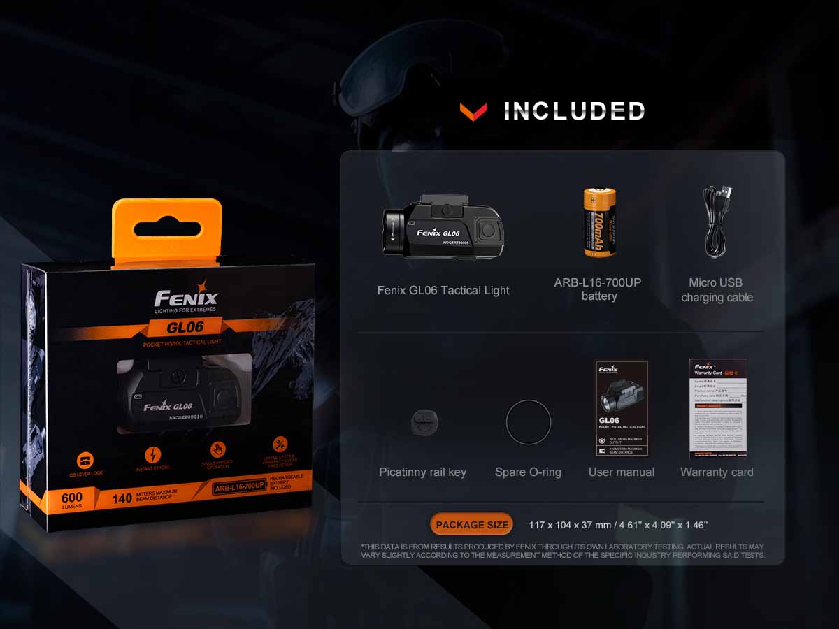 Fenix GL06 Compact Weapon Light - Image 15