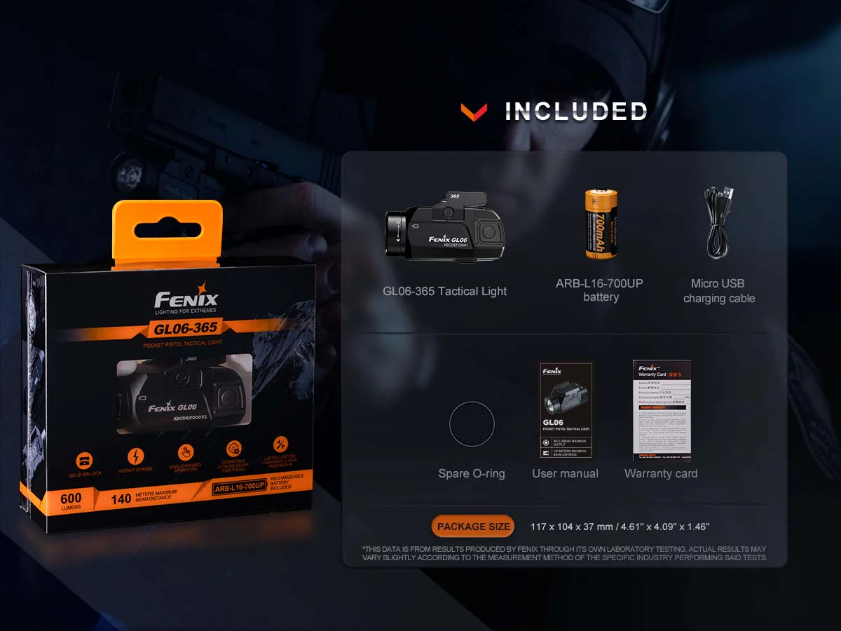 Fenix GL06 Compact Weapon Light - Image 16