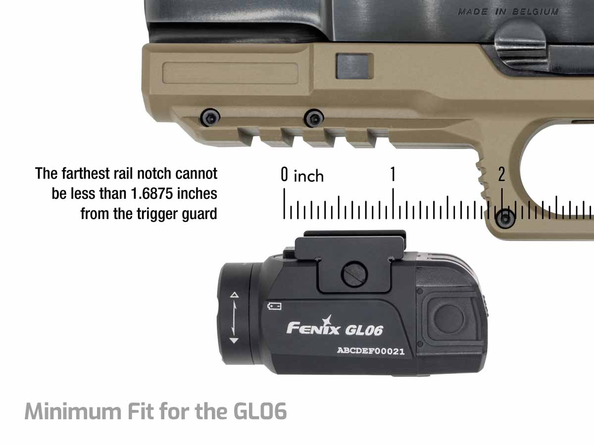 Fenix GL06 Compact Weapon Light - Image 4