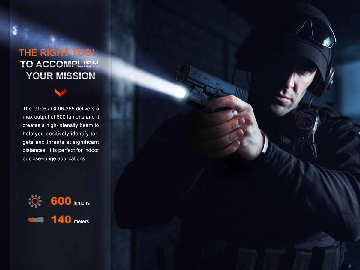 Fenix GL06 Compact Weapon Light - Image 7