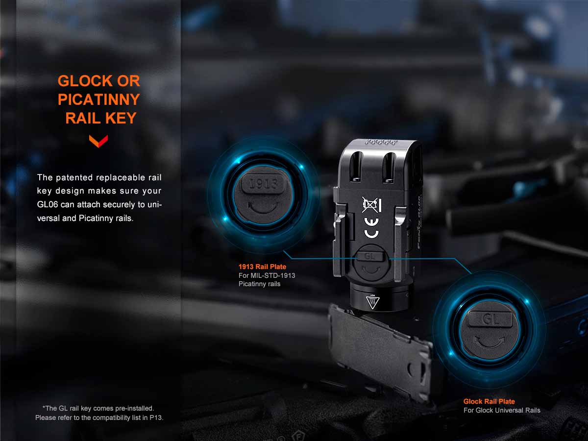 Fenix GL06 Compact Weapon Light - Image 8