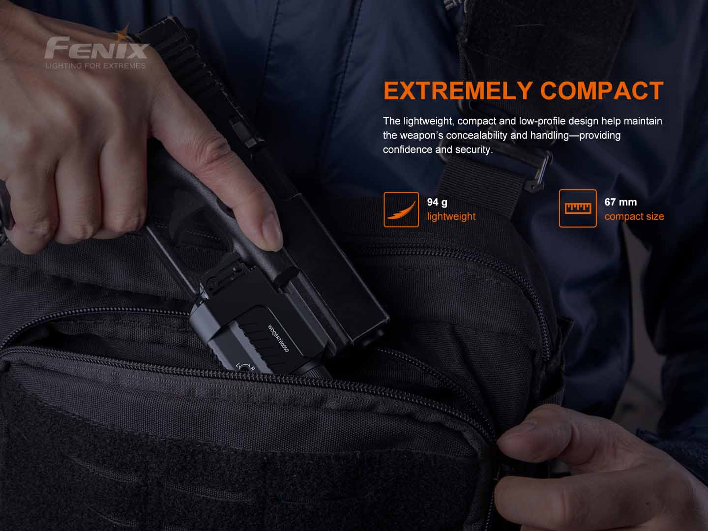 Fenix GL22 Tactical Weapon Light with Red Laser Sight - Image 13