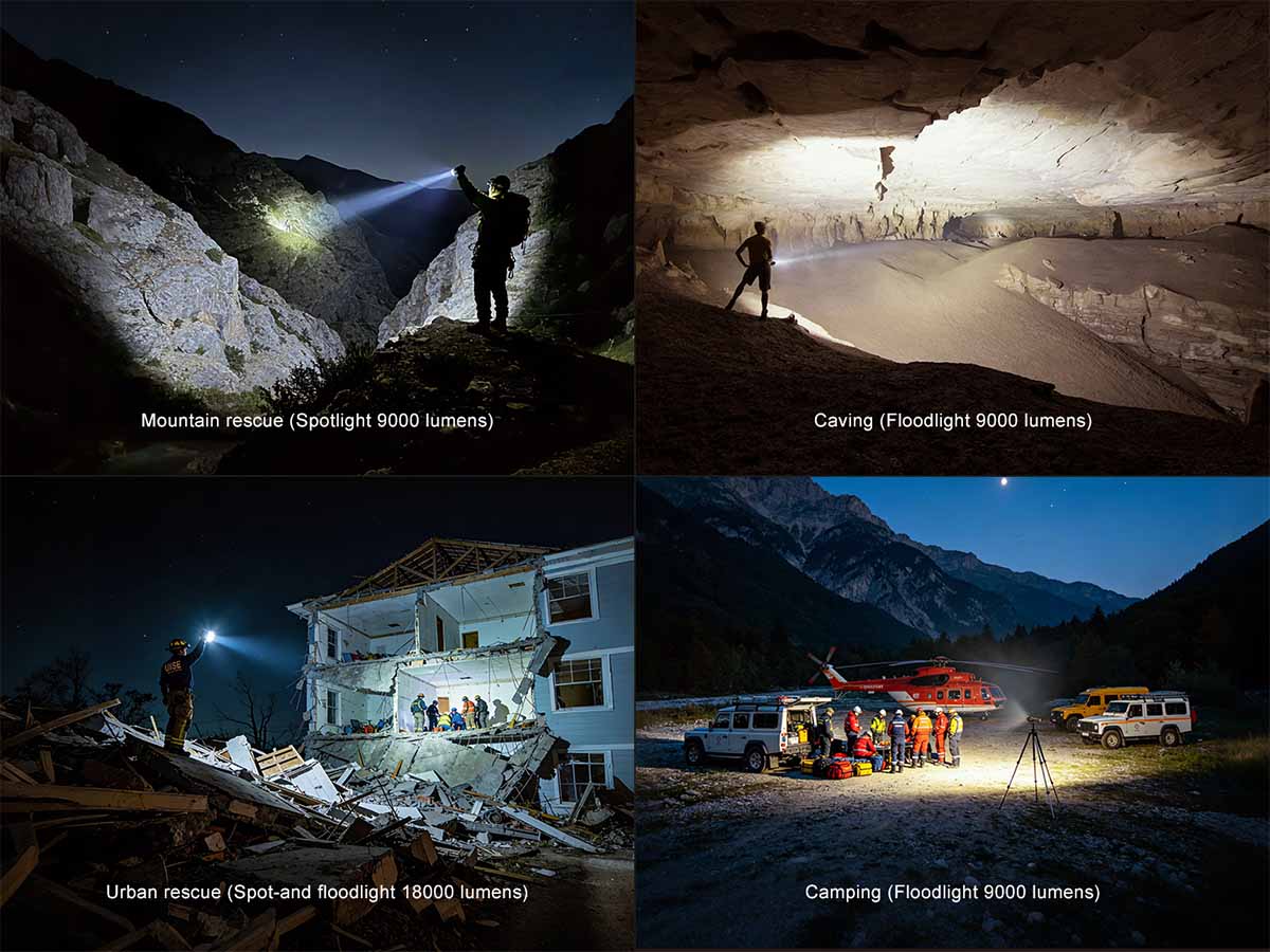 Fenix LR50R V2.0 Flashlight - 18000 Lumens - Image 7
