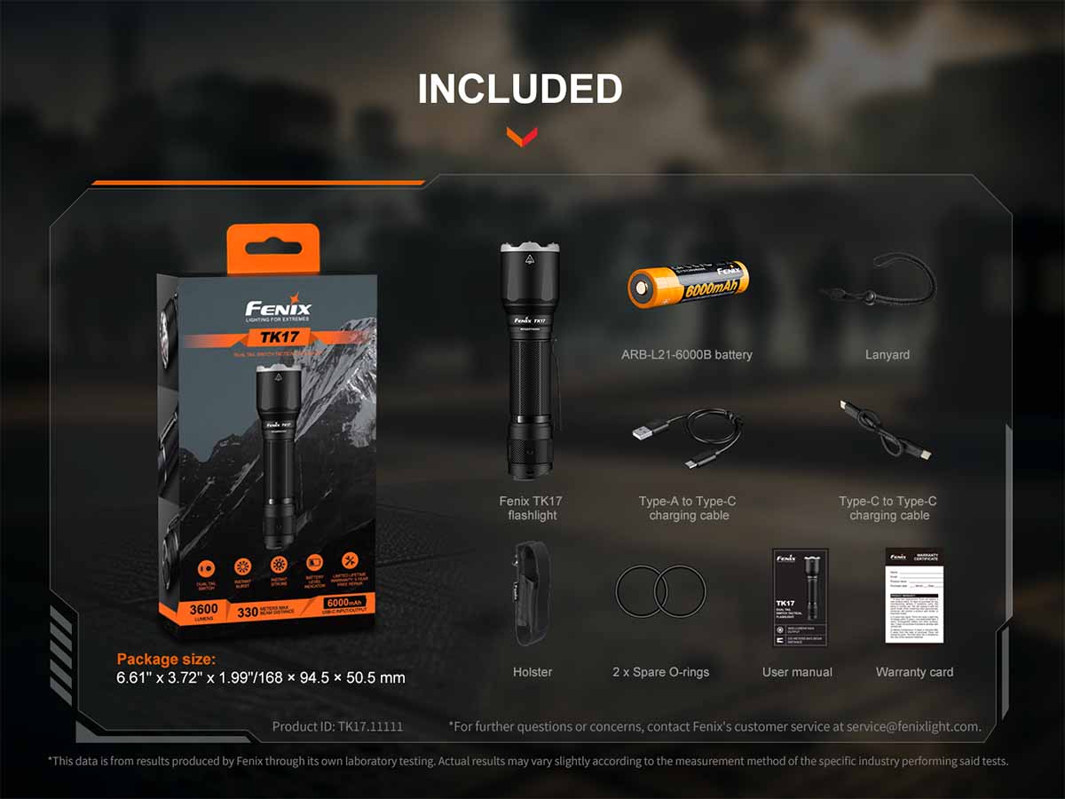 Fenix TK17 Tactical Flashlight - Image 18