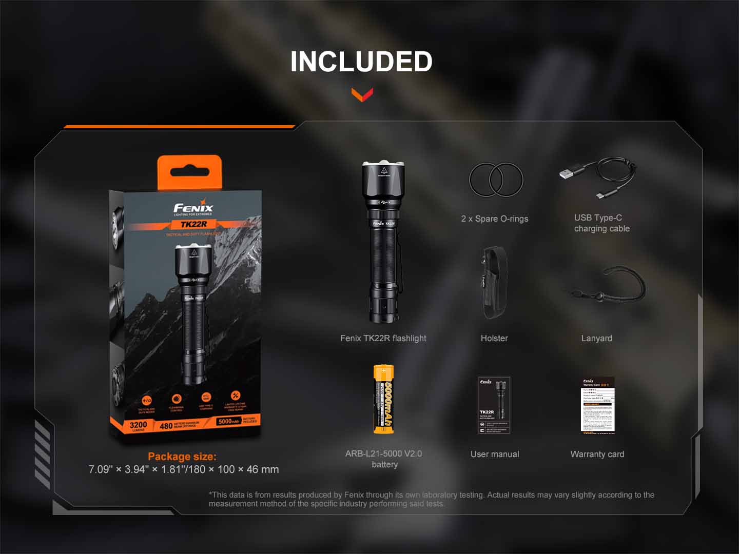 Fenix TK22R Tactical Flashlight - Image 19
